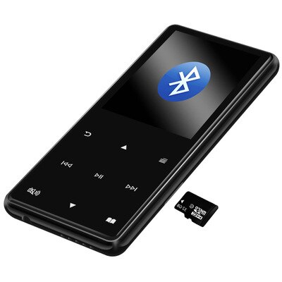 MP4 Player with Bluetooth 8GB 16GB Music Player with Touch Key FM Radio Video Play E-book HIFI Player MP4 walkman