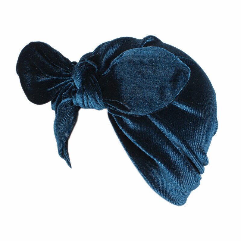 Foulard de tête en velours pour femmes, turban, prêt à porter, intérieur, casquette, musulman, inde,: 3