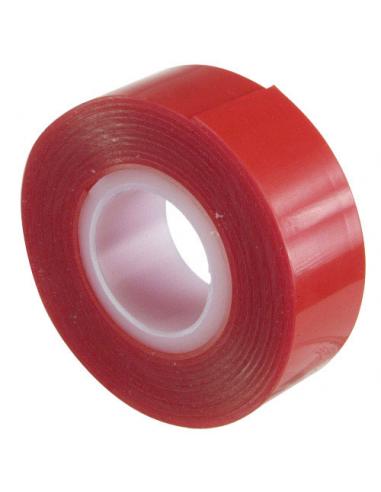 WOLFPACK Cinta Doble Cara Elástica transparente 1,5 m. x 19 mm.