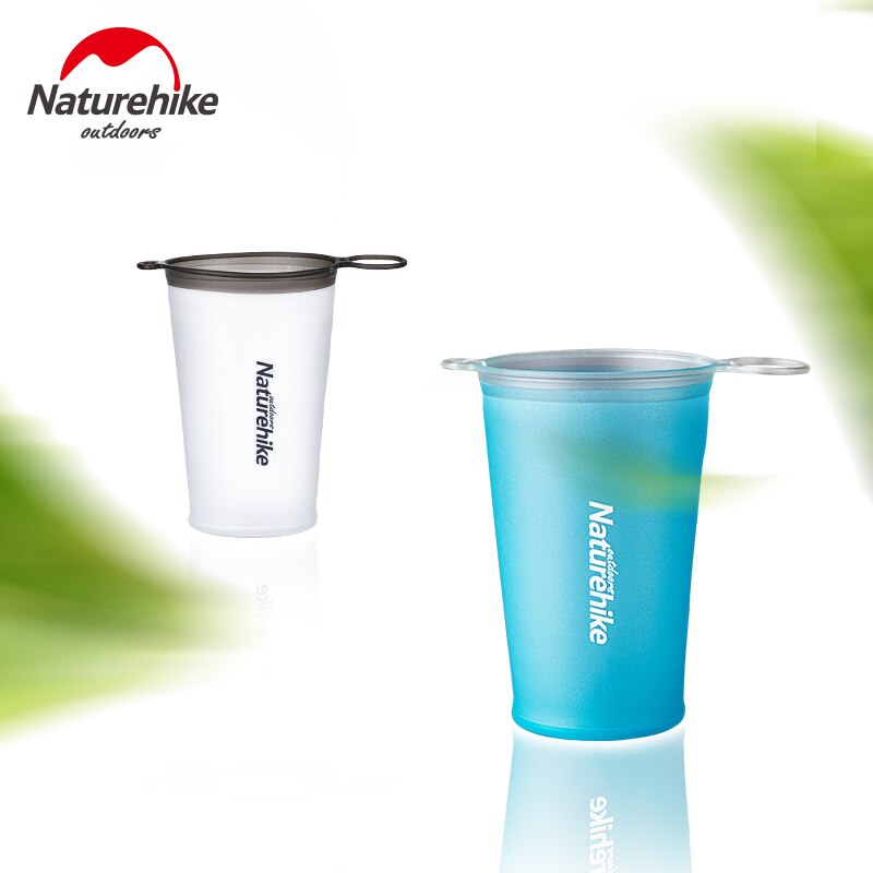 Naturehike Inklapbare Travel Cup - Food-Grade Tpu Folding Camping Cup Ultra Lichtgewicht Uitbreidbaar Drinkbeker-2 Stuks per Lot