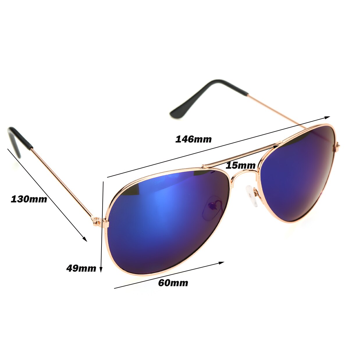 Men Retro Sunglasses Fishing Golf Ball Finder Glasses Eye Protection Golf Accessories Blue Lenses Sport Glasse