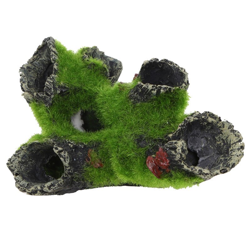 Mountain View Aquarium Moss Boom Huis Hars Grot Aquarium Ornament Decoratie: Default Title