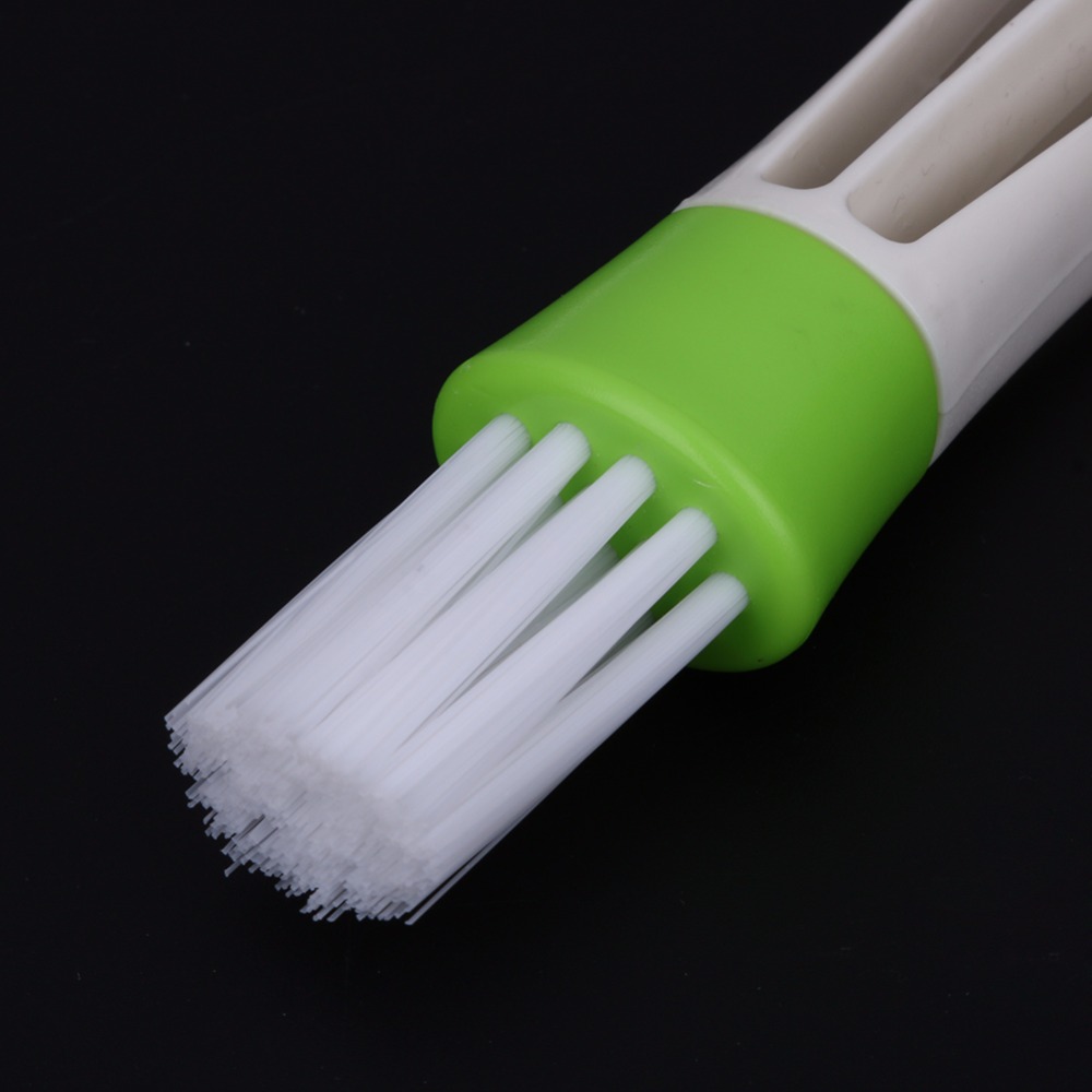 Brosse de nettoyage des évents de climatiseur de voiture, 6.5 pouces, Double extrémité, dépoussiéreur de stores