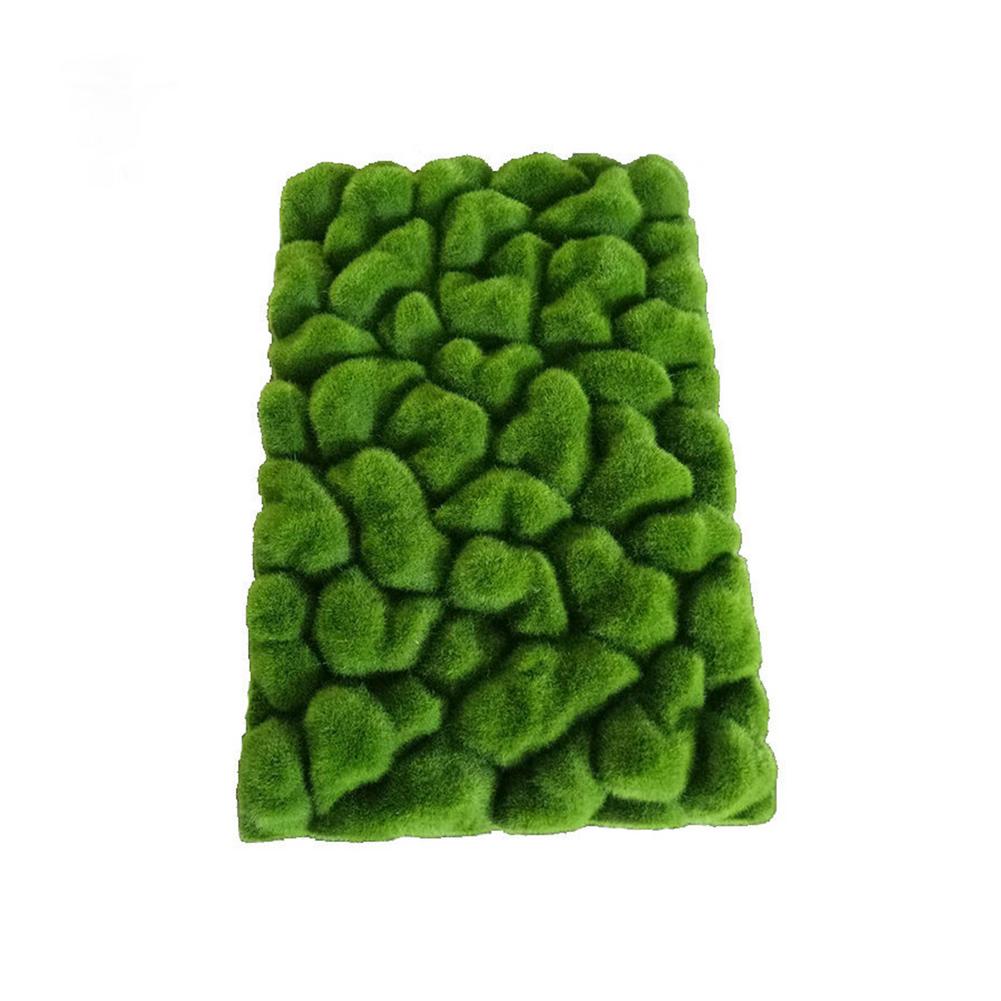 Nikou Pietre Di Muschio Artificiale - 12 Pezzi - Simulazione Muschio Verde Per Decorazione Bonsai, Giardino, Terrario, Casa, Ufficio - Leggere E Resistenti - Aspetto Realistico