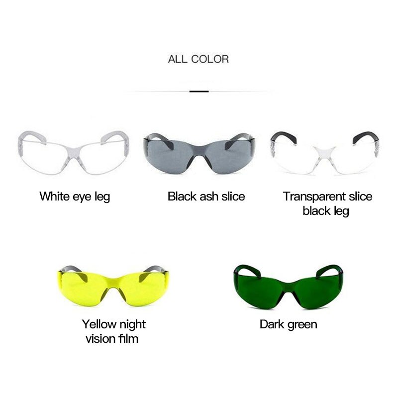 Gafas de sol de ciclismo para hombre y mujer, lentes de seguridad de conducción UV antigolpes, a prueba de viento, accesorios para motocicleta