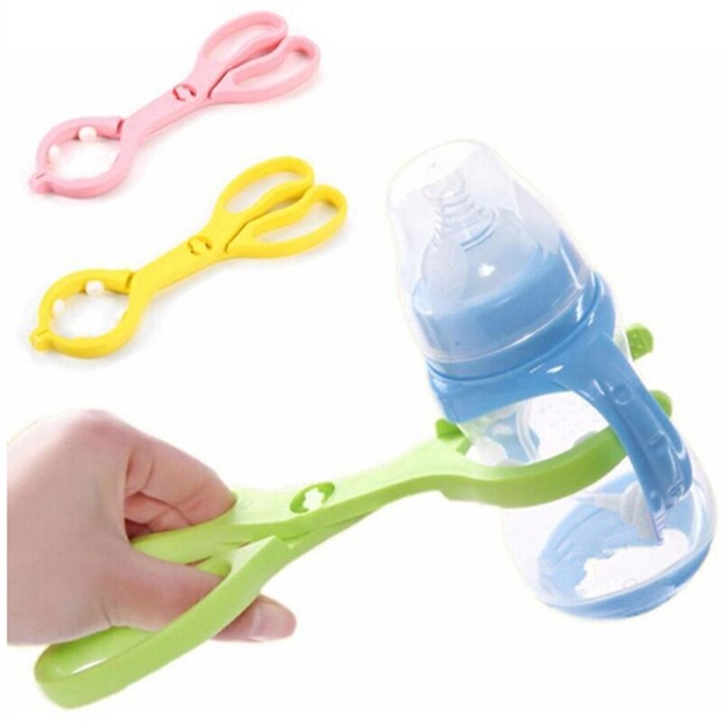Pince à biberon antidérapante pour bébé, résistante à la chaleur, pour stériliser les biberons, en plastique, pour -né, sûre, multifonction, pour stériliser