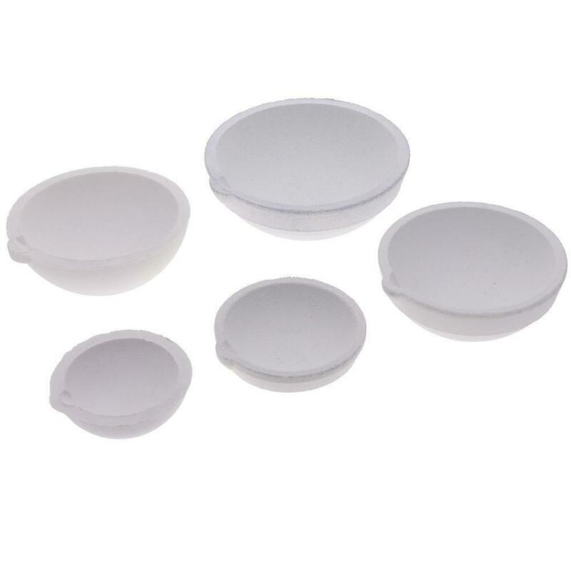 High Temperature Quartz Silica Melting Crucible Dish Bowl Pot Casting Gold Silver Metal Jewelry casting container
