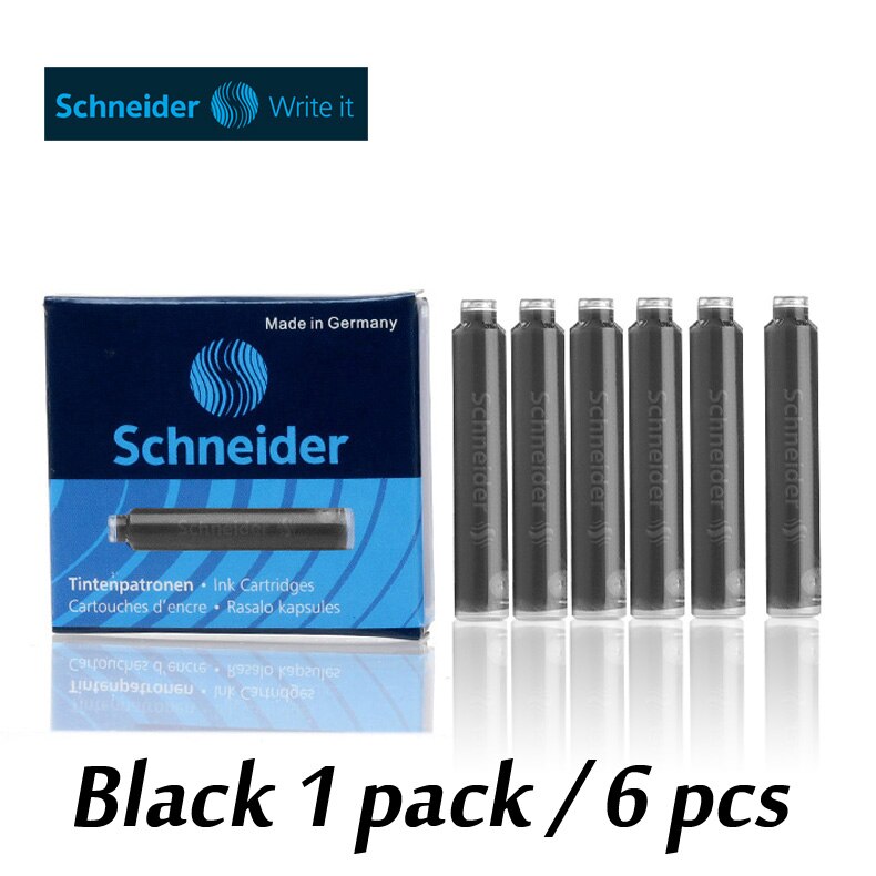 Germany Schneider BK401 children students practice calligraphy pen male and female 0.38 mm EF pointed bag mail: black ink cartridges