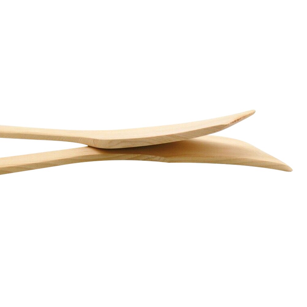 Målfritt trä kök non-stick gryta stekspade matlagning verktyg wok spade trevlig