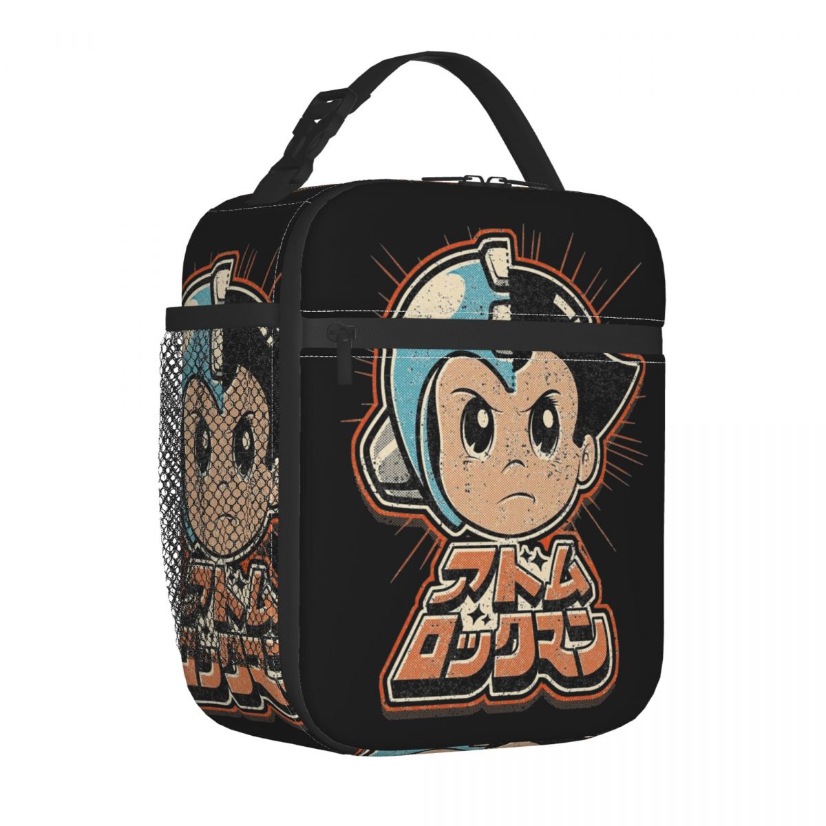 The Mighty Atom Astro Boy Astroboy Insulated Lunch Bag Cooler Bag Reusable Lunch Container Portable Tote Lunch Box Office Travel: Gold