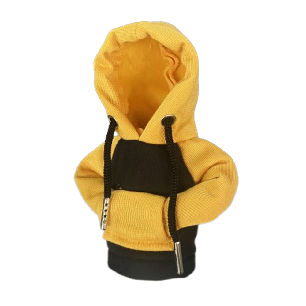 Gearbox Handle Hoodie Night Sweatshirts Handbrake Cover Universal Car Gear Lever Knob Cover Gearshift Hoodie For Gearbox: GRAY