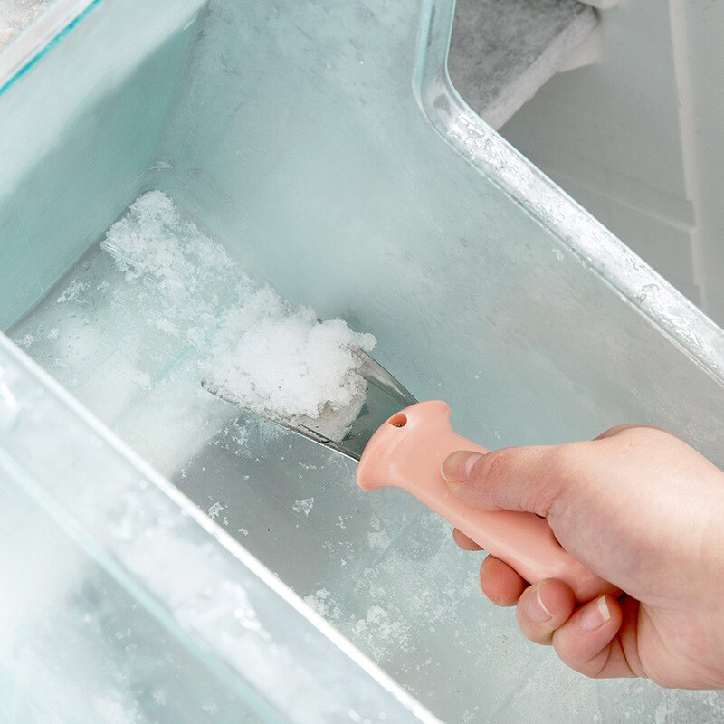 Køleskab is deicer skraber køkkenredskaber deicing rengøring gadget is silikone spatel køkkenudstyr til afrimning skovl køleskab