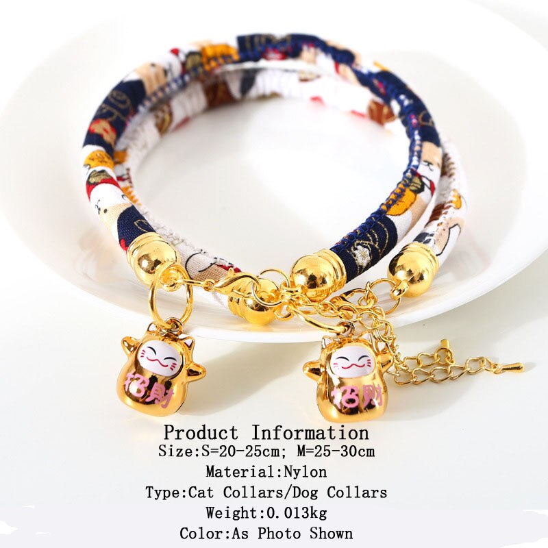 Collier pour chat, Super mignon, Style japonais, Shiba Inu, pour chien, avec clochette, accessoires, pendentif