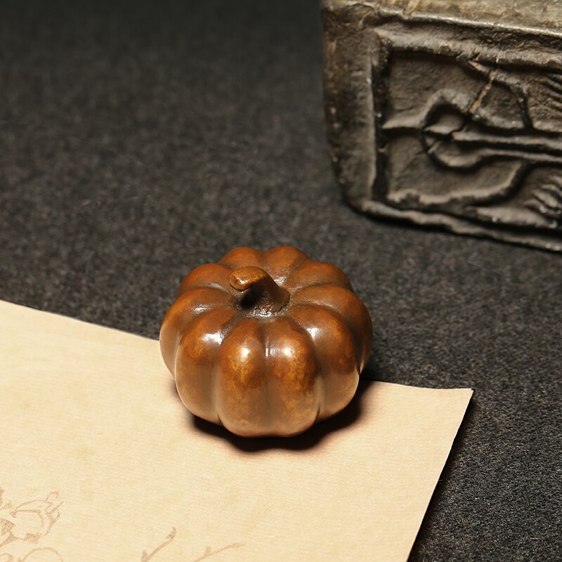 Lovely Paperweights Metal Paper Weight Chinese Calligraphy Bronze Students Cute Paperweights Paper Pressing Prop