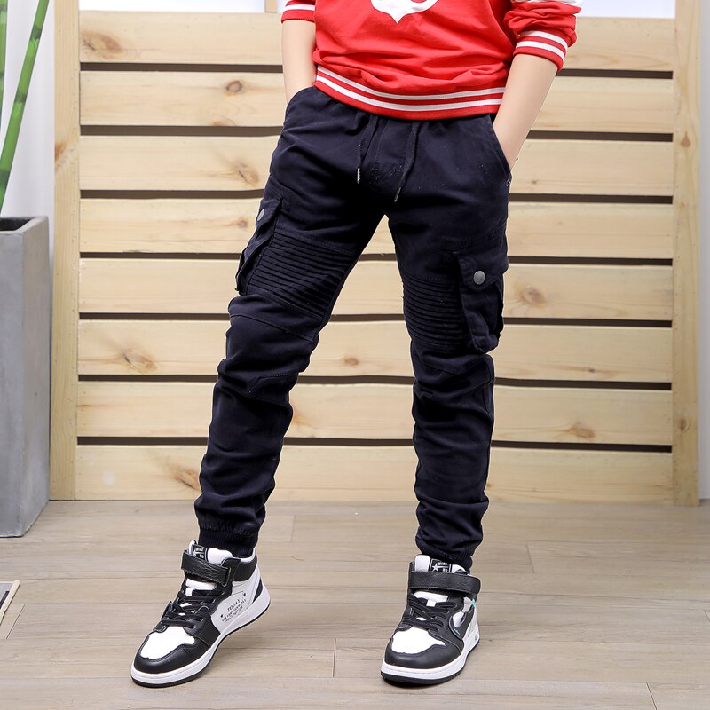 Boy Pants Korean Style Spring Autumn Cotton Sport Pants Enfant Garcon Kids Children Leisure Trousers