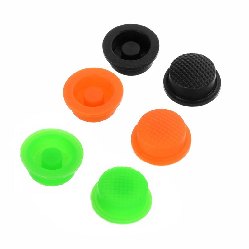 (6p/ pack) Switch Tail Cap for Flashlight 16mm Silicone Tailcap Flashlight DIY Parts LED Flashlight Torch Tailcaps