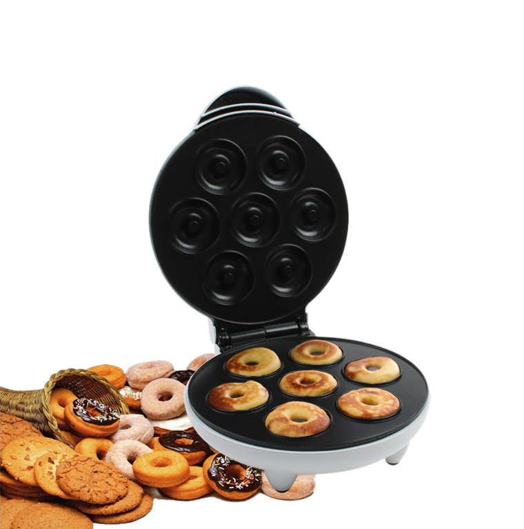 Mini Donut Making Machine Eieren Cake Bakken Ontbijt Elektrische Donut Maker Eu Plug Automatische Pannenkoek Donut Makers (Eu Plug)