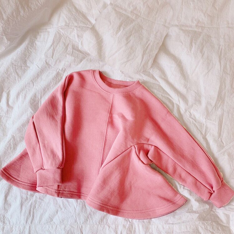 Herfst kinderkleding meisjes koreaanse all-match pullover hoody: Rood / 2t