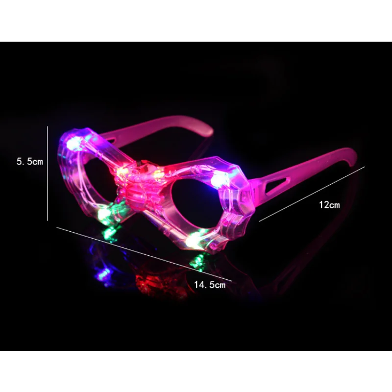 1Pcs Adult Kids LED Glasses Light Up Party Sunglasses Glow Blinds Shutter Neon Flash Carnival Cosplay Birthday Wedding Christmas