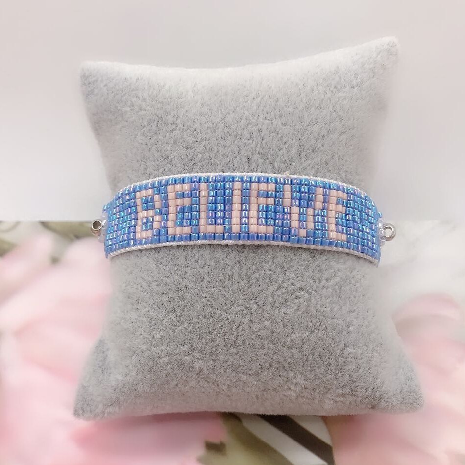 Zhongvi Miyuki Armbanden Voor Vrouwen Bohemen Multicolor Brief Armband Lucky Sieraden Handgemaakte Pulseras: 1