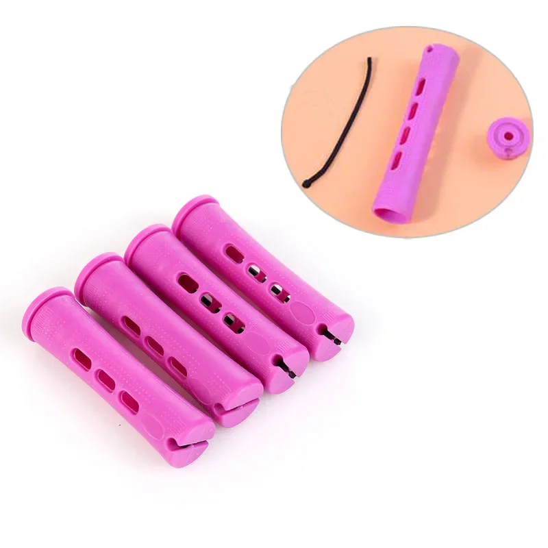 Juego de varillas para la permanente y rodillos para el cabello para mujer, rizador de pelo largo y corto con varillas de onda fría, herramientas para rizar el cabello, 12 unidades