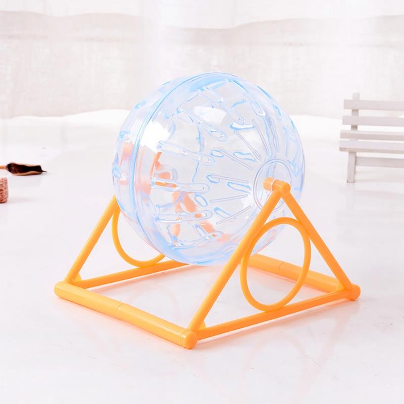 1PCS Hamster Ball Clear Plastic Safe Sturdy Hamster Exercise Ball With Stand Transparent Hamster Ball Toy For Small Pet