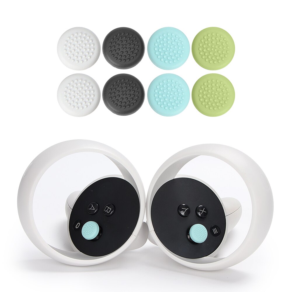 Vr Quest 2 Siliconen Thumb Stick Caps Cover Touch Controller Thumbstick Cap Voor Oculus Quest 1 / 2 Vr Controller accessoires