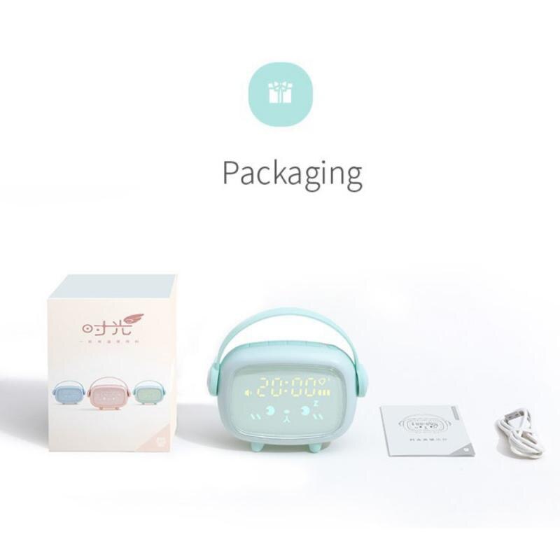 Smart Klok Leuke Nachtlampje Wekker Timing Countdown Wekker Led Smart Kids Wekker Nachtlampje Voor home Decor