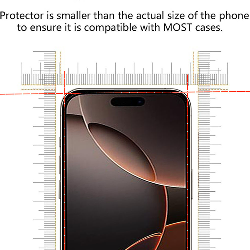 4Pcs Protective Glass on For IPhone 16 15 14 13 12 11 Pro Max XS XR Mini Screen protector For Iphone 7 8 16 Plus Tempered Glass