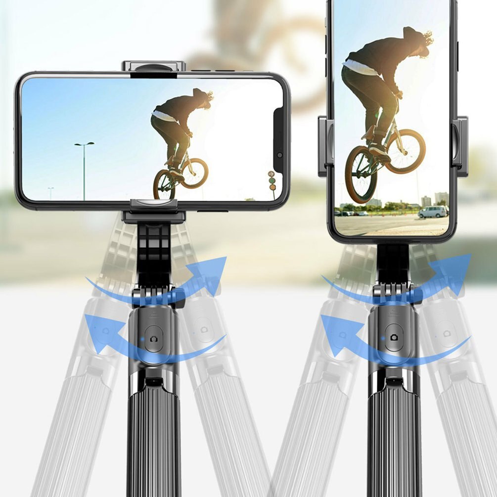 Smartphone Stabilisator Handheld Stand Stabilisator Selfie Stock mit kabellos-Verschluss Stativ für Clever Telefon Video Vlog