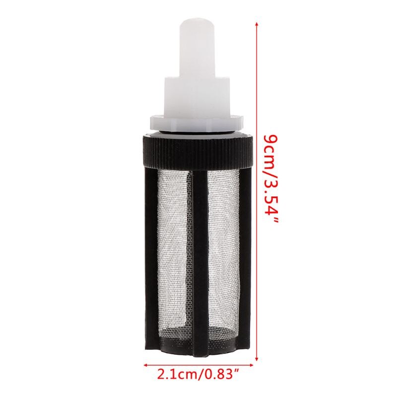 Waterinlaat micropomp filter roestvrij staal net kunststof frame irrigatie schone slang accessoires voor 7mm/8mm voor aquarium