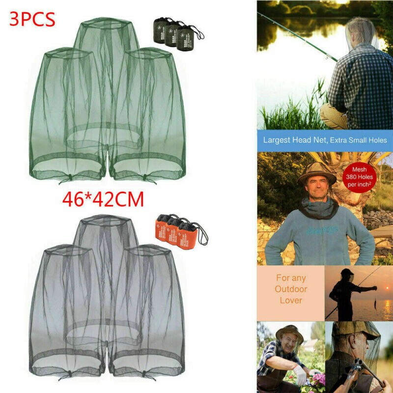Outdoor Vissen Cap Midge Mosquito Insect Hoed Bug Mesh Gezicht Protector Bijenteelt Hoeden