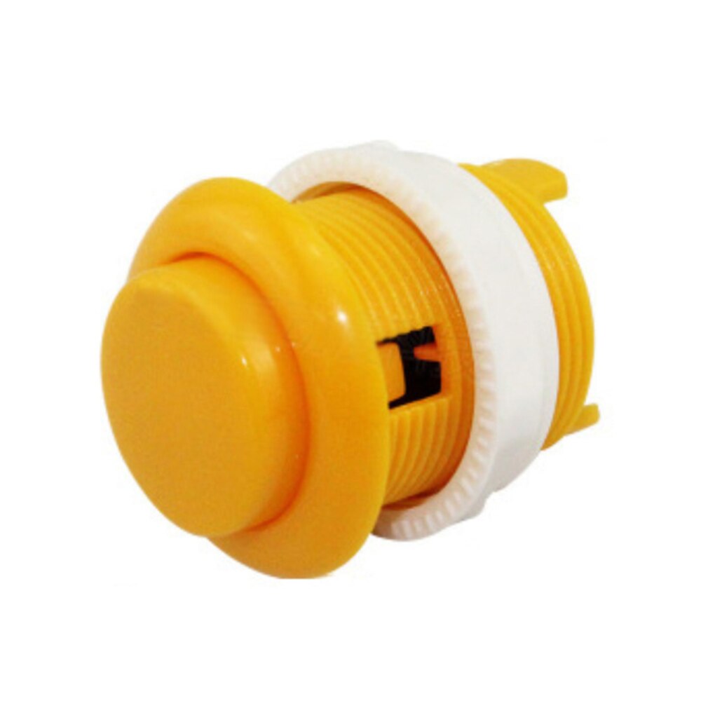 28mm arcade-knop dip-drukknoppen schakelaar keysters voor arcade-spelcomputer: Geel