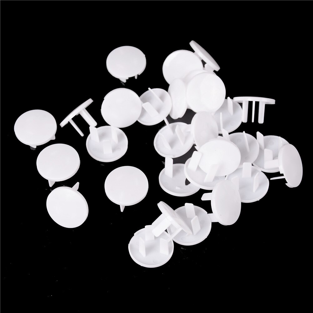 Veiligheid 30 Stks/pak Elektrische Stopcontact Plug Lock Cover Protector Wit Plastic Voor Baby Kinderen