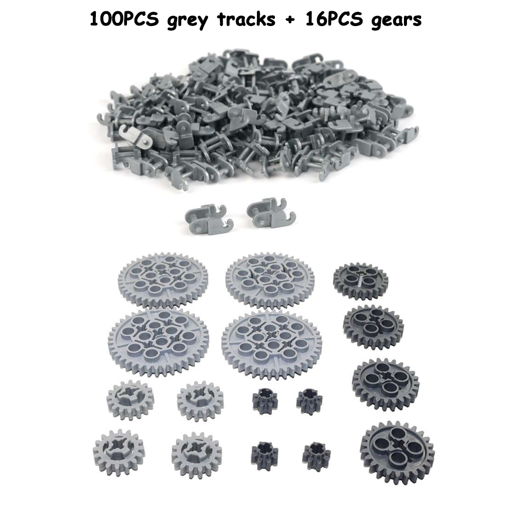 100Stck Technische Teile 3711 14696 Verknüpfung Kette Ziegel für MOC Bausteine Getriebe Panzer Spur treten Motorrad Zug freundlicher spielzeug