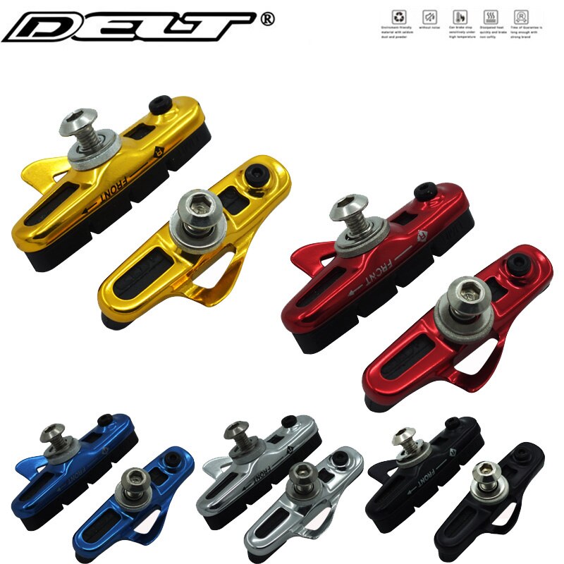 Zapatas de freno para bicicleta de montaña y carretera, 5 colores, 55MM para SHIMANO 105, soporte CNC, aluminio negro, accesorios