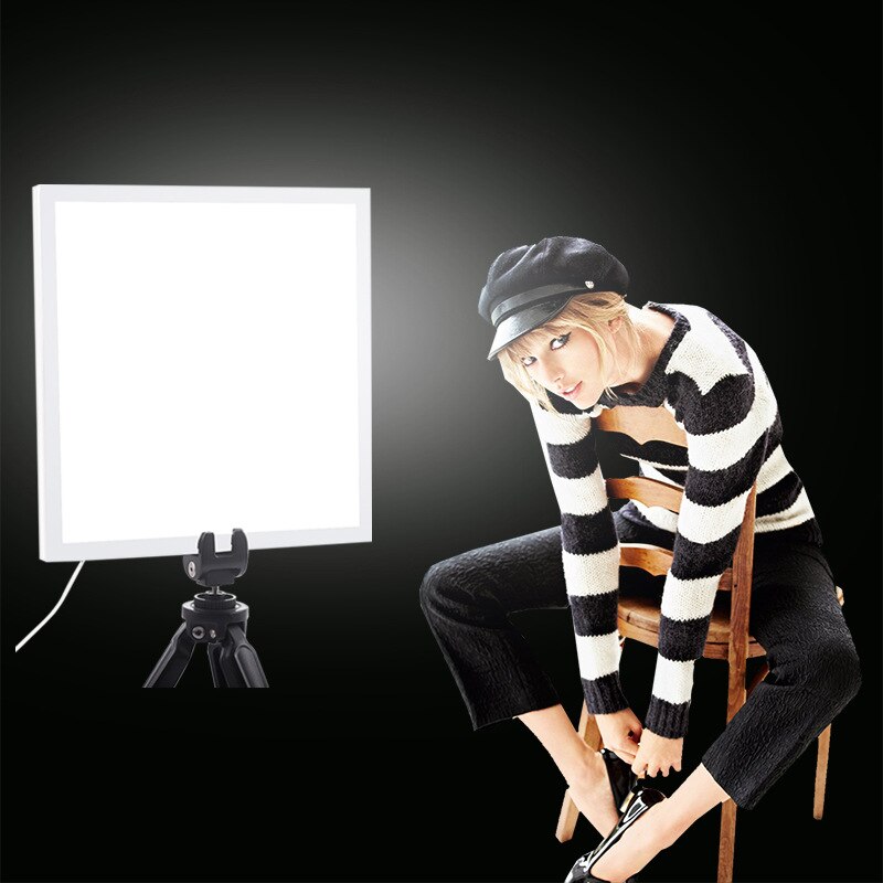 Puluz Mini 22.5Cm Led Fotografie Schaduwloze Bodem Licht Voor 20Cm Photo Studio Softbox Schaduwvrij Licht Lamp panel Pad