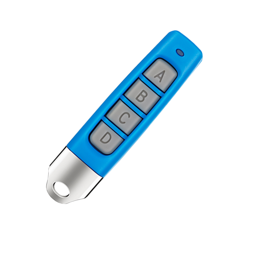 Universal 433MHz Electric Gate Remote Control Self-copying Garage command RF Wireless Duplicator Clone Code Learning code 433.92: Blue