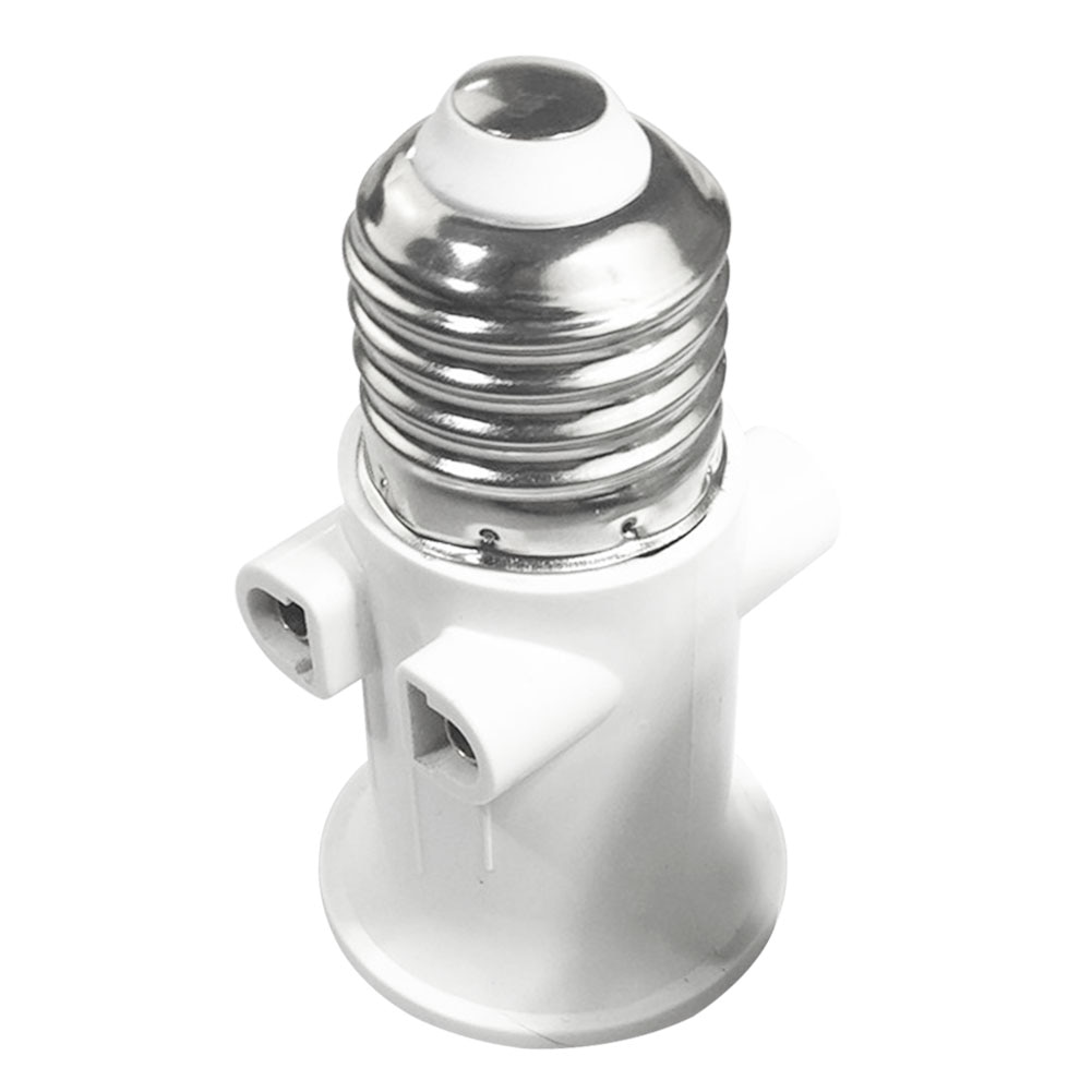 E27 eu lampeholder sikker hjemmelysfatning  ac100v 240v 4a led-pære adapter basestik konvertering varmebestandig skrue