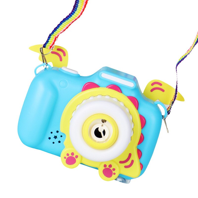 Camera Bubble Machine Draagbare Bubble Orkaan Machine Automatische Kid Speelgoed Met Led Licht Muziek Nk-Winkelen