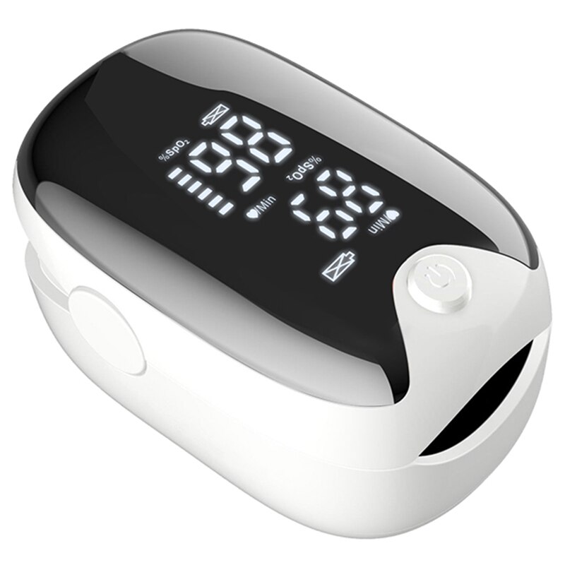 Bloeddrukmeter Pols Monitor Automatische Digitale Lcd-scherm Heart Beat Rate Pulse Meter Meet Wit Handige Draagtas: F