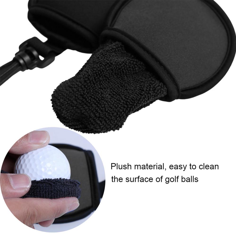 Sac d&#39;essuyage de balle de Golf, nettoyeur de balle de Golf, rondelle de poche, lave-balle de Golf, petite boule, chiffon d&#39;essuyage, outil Portable d&#39;époussetage de balle de Golf
