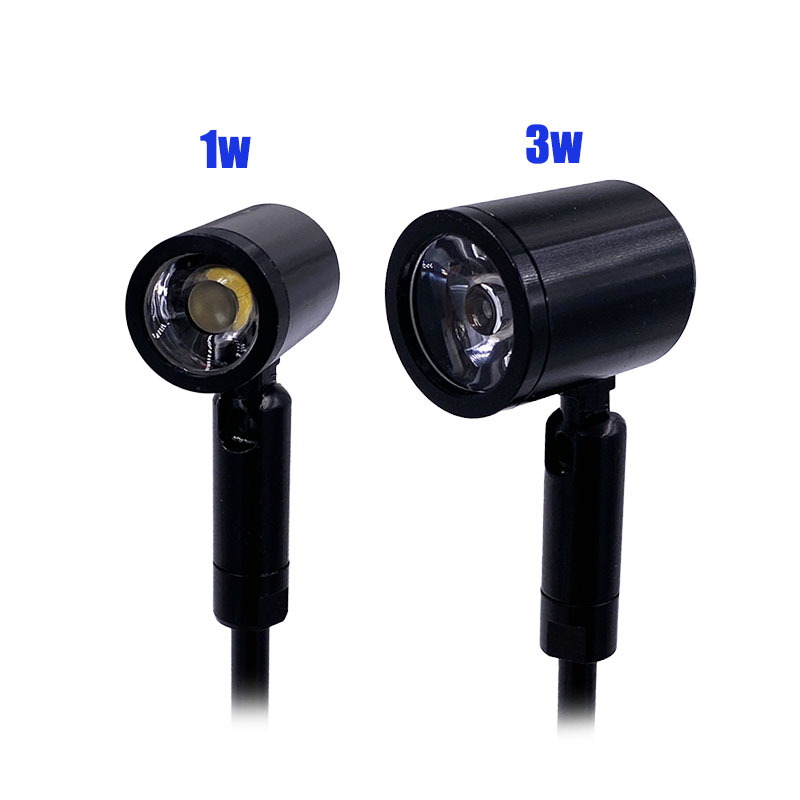 Mini foco Led Rgb Usb de 5V, 1W, 3W, armario montado en superficie, escaparate, mostrador, lámpara de joyería, Mini foco de techo de ángulo giratorio