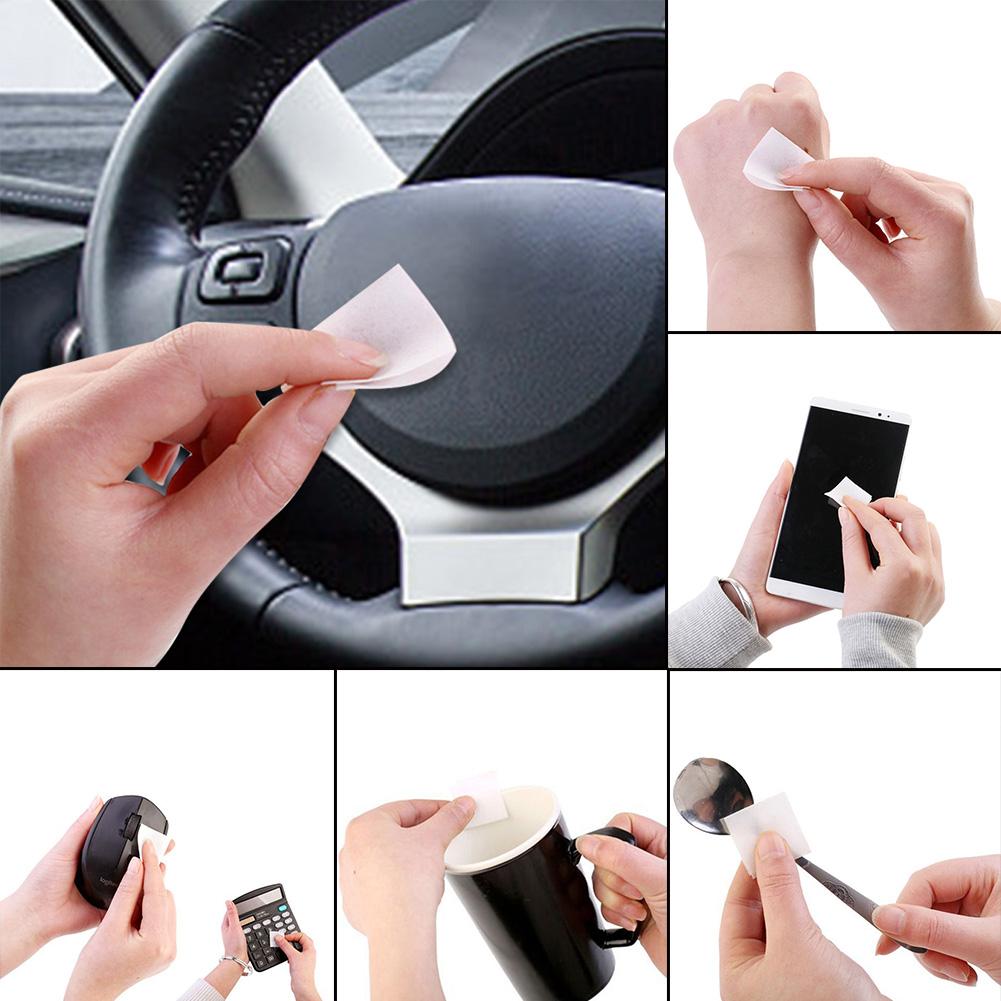 100pcs Alcohol Prep Swap Pad Wet Wipe For Antiseptic Skin Cleaning Care Jewelry Mobile Phone Glasses Clean Tool Alcohol Pads