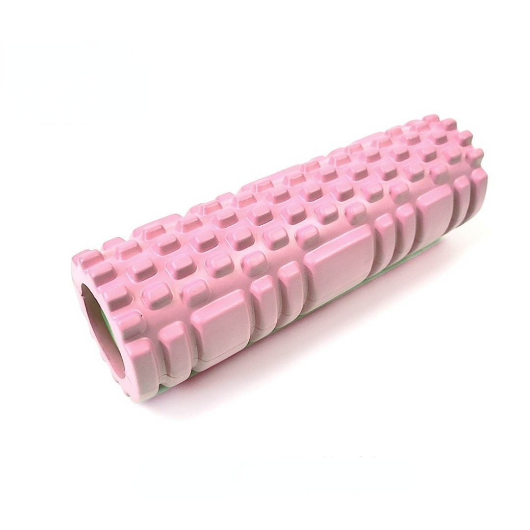 Yoga Kolom Schuim Fitness Spier Training Pilates Sport Massage Foam Roller Grid Triggerpoint Therapie Home Gym Oefening: Rood