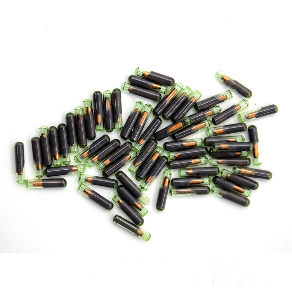 Chip transpondedor para llave de coche, dispositivo de desbloqueo de transpondedor de cristal, OEM, ID48 ID 48, 5, 10, 20, 30, 50, 100 piezas