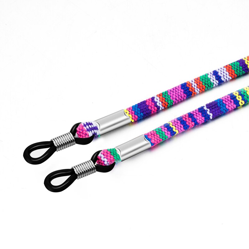 Praktische zonnebril nekkoord koord houder veelkleurige bril lanyard houder etnische touw brillenketting: 4