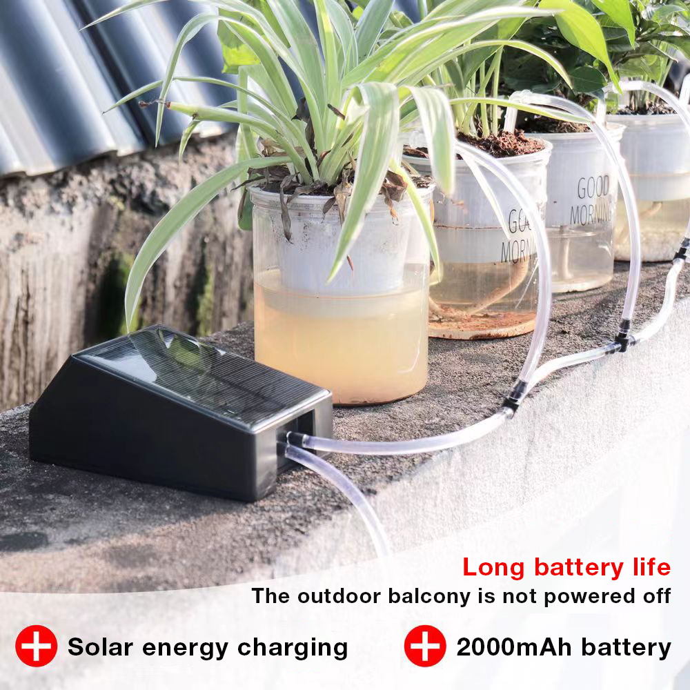 Solar Water Pump Timer Automatic Drip Irrigation Kit Watering Timer Irrigation System Garden Hose Micro-Drip Irrigation Kits