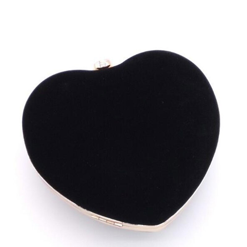 Herz Förmigen Diamanten Frauen Abend Taschen Kette Schulter Handtasche Schild Kupplungen Abend Taschen Für Party Hochzeit