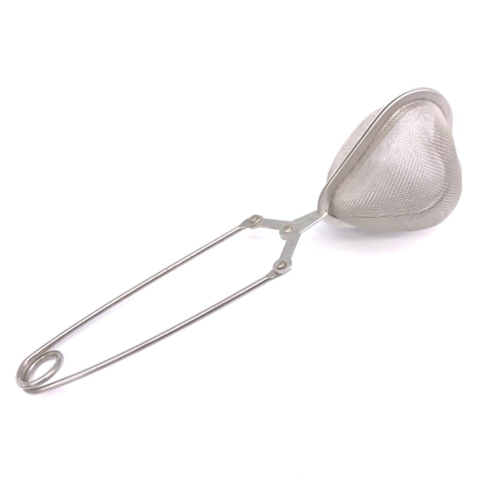 1 Uds. Cuchara Filtro de té en forma de corazón Filtro de especias difusor mango bolas de té Gadget de cocina